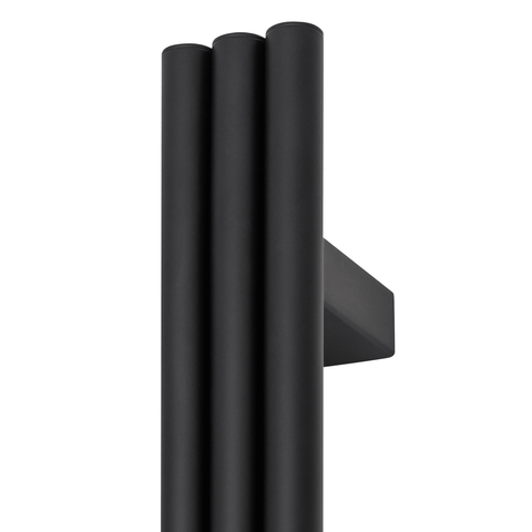 Thermogroup - 12V Round Vertical Heated Towel Rail W900xH75xD100mm