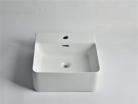 Claya - WH-42 Wall Hung Basin, Gloss White