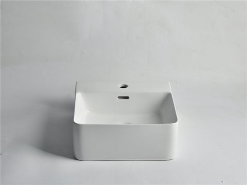 Claya - WH-42 Wall Hung Basin, Gloss White