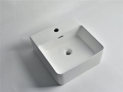 Claya - WH-42 Wall Hung Basin, Gloss White