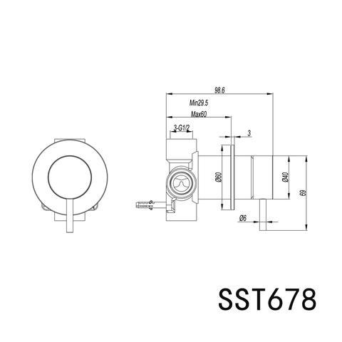 Linkware - Elle 316 Wall Mixer
