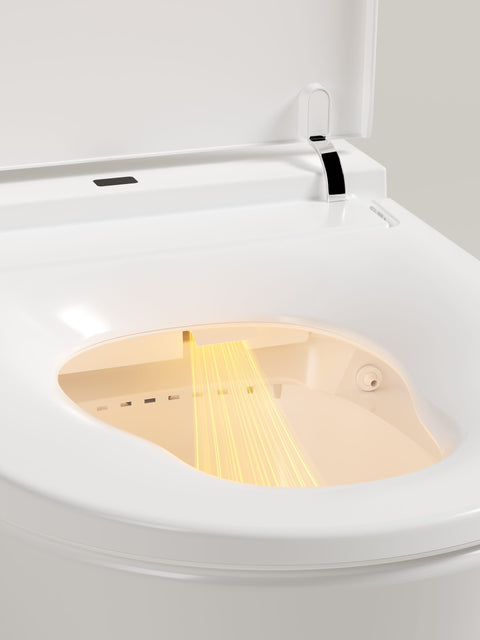 Warm air drying function on the Lafeme Crawford and Sesto smart toilet