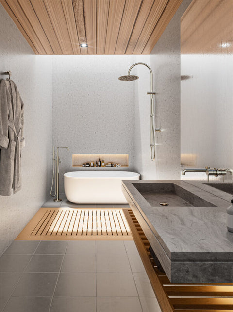 Nero - Zen Twin Shower