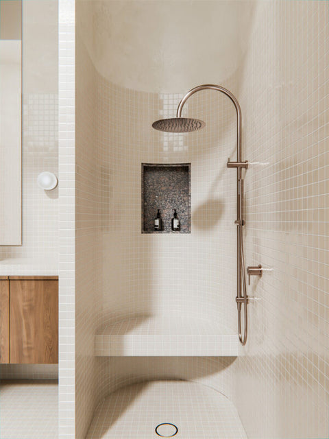 Nero - Zen Twin Shower