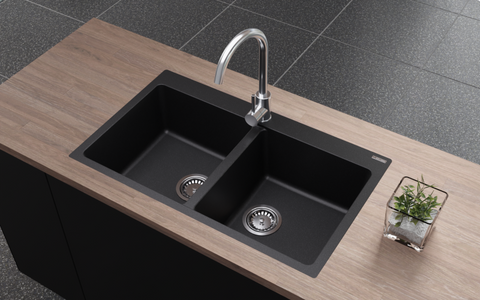 Modern National - Cremona Double Bowl Granite Sink