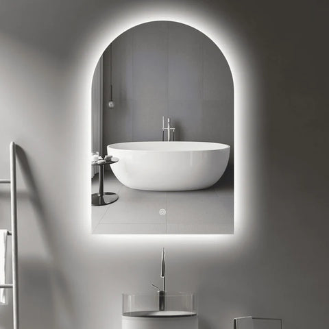 POSEIDON - Aura Back Lit LED Mirror 600 mm (W)