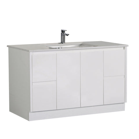 Aulic Alice 1200mm floor standing vanity shown in a finished bathroom