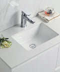 Close-up styling shot of the Aulic Alice 1200mm floor standing vanity