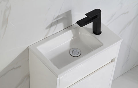Aulic Brant 465mm wall hung vanity in a bathroom setting