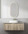 Front view of the Aulic Calder 1200mm wall hung vanity
