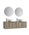 Aulic Calder 1500mm wall hung vanity in a bathroom setting