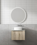 Front view of the Aulic Calder 600mm wall hung vanity