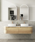 Aulic Carita 1500mm wall hung vanity with vanity top