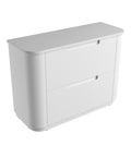 Pure solid-surface stone top for the Aulic Curva 1200mm floor standing vanity