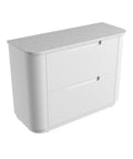 Snow solid-surface stone top for the Aulic Curva 1200mm floor standing vanity