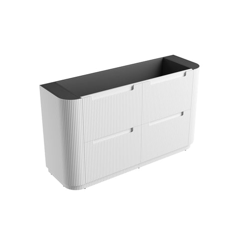 Aulic Curva 1500mm floor standing vanity, cabinet only
