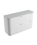 Cato solid-surface stone top for the Aulic Curva 1500mm floor standing vanity