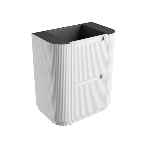 Aulic Curva 750mm floor standing vanity, cabinet only