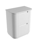 Pure solid-surface stone top for the Aulic Curva 750mm floor standing vanity