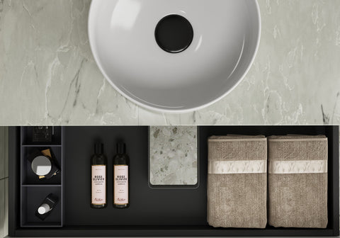 Aulic vanity drawer with the included drawer organiser