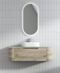 Front view of the Aulic Hamilton 1200mm wall hung vanity