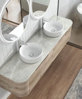 Aulic Hamilton 1800mm wall hung vanity shown in a finished bathroom