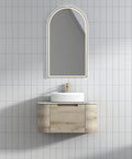 Front view of the Aulic Hamilton 750mm wall hung vanity
