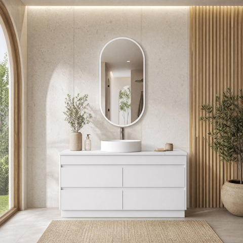 Aulic Leona 1500mm floor standing vanity with vanity top
