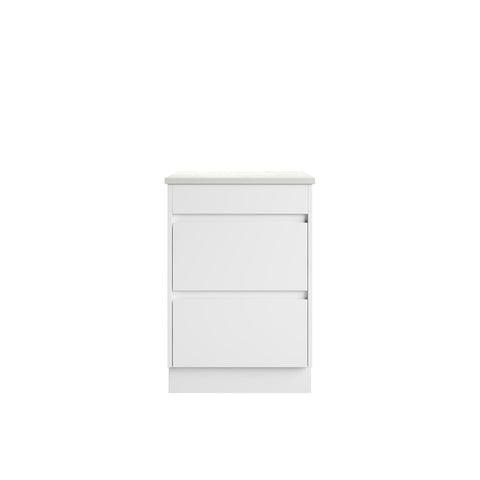 Crystal Ceramic Top for the Aulic Leona 600mm floor standing vanity