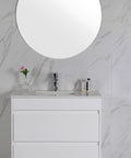 Aulic Leona 750mm floor standing vanity shown in a finished bathroom