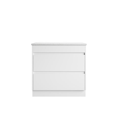 Crystal Ceramic Top for the Aulic Leona 900mm floor standing vanity