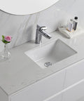 Close-up styling shot of the Aulic Leona 900mm wall hung vanity