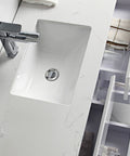 Aulic Leona 900mm wall hung vanity in a bathroom setting