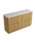 Cato solid-surface stone top for the Aulic Lovina 1500mm floor standing vanity