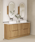 Aulic Lovina 1800mm floor standing vanity shown in a finished bathroom