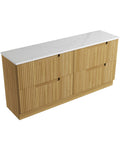 Palis White solid-surface stone top for the Aulic Lovina 1800mm floor standing vanity