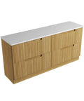 Pure solid-surface stone top for the Aulic Lovina 1800mm floor standing vanity