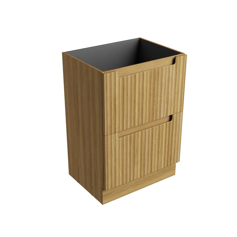 Aulic Lovina 600mm floor standing vanity, cabinet only