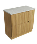 Alpine solid-surface stone top for the Aulic Lovina 900mm floor standing vanity