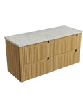 Alpine solid-surface stone top for the Aulic Lovina Tier 1200mm wall hung vanity