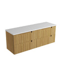 Pure solid-surface stone top for the Aulic Lovina Tier 1500mm wall hung vanity
