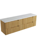Cato solid-surface stone top for the Aulic Lovina Tier 1800mm wall hung vanity