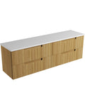 Pure solid-surface stone top for the Aulic Lovina Tier 1800mm wall hung vanity