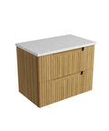 Snow solid-surface stone top for the Aulic Lovina Tier 750mm wall hung vanity