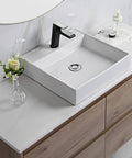 Aulic Max 750mm wall hung vanity shown in a finished bathroom