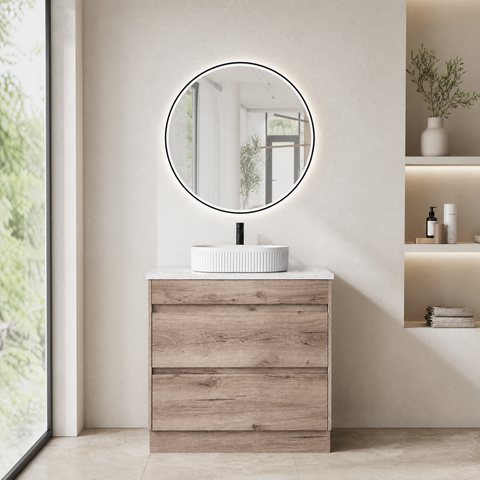 Aulic Max 900mm floor standing vanity with vanity top