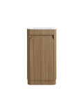 Aulic Mini Hartelle 470mm floor standing vanity in Harvest Oak