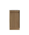 Aulic Mini Ravia 450mm floor standing vanity in Harvest Oak