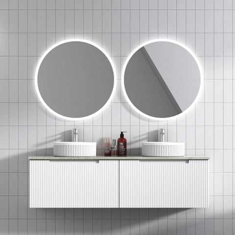 Front view of the Aulic Perla Mark II 1500mm wall hung vanity