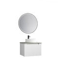 Aulic Perla Mark II 600mm wall hung vanity shown in a finished bathroom